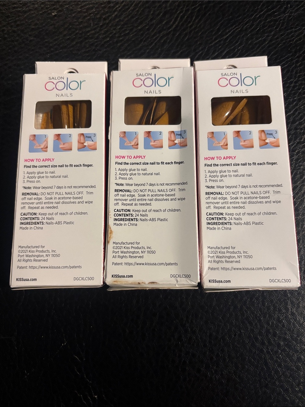 Kiss Salon Color Full-Cover Press-On Nails — Mustard - Picture 2 of 4